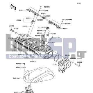 KAWASAKI - ULTRA 300LX 2013 - Engine/Transmission - Throttle
