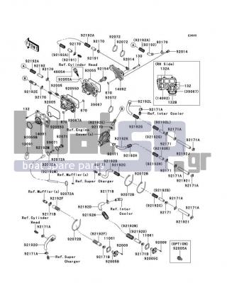 KAWASAKI - ULTRA 300X 2013 - Engine/Transmission - Cooling