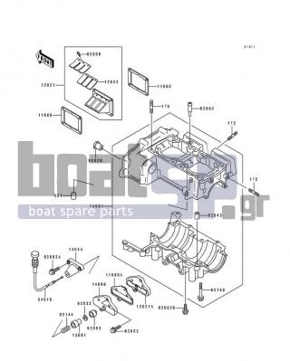 KAWASAKI - TS 1995 - Engine/Transmission - Crankcase