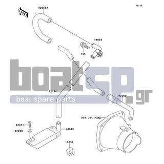 KAWASAKI - X2 1995 - Body Parts - Bilge System