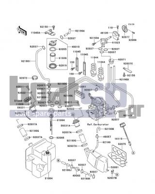 KAWASAKI - X2 1995 - Body Parts - Fuel Tank