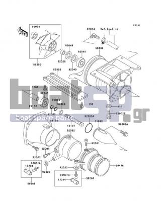 KAWASAKI - X2 1995 - Frame - Jet Pump