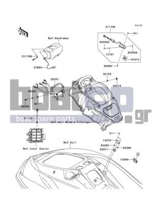 KAWASAKI - ULTRA 300X 2013 - Electrical - Meters