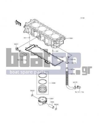KAWASAKI - JET SKIΒ® STXΒ®-15F 2016 - Engine/Transmission - Cylinder/Piston(s)