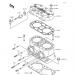 KAWASAKI - 750 SS 1994 - Cylinder Head/Cylinder