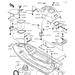 KAWASAKI - SUPER SPORT XI 1994 - FrameHull Fittings(JH750-B2/B3)