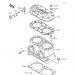 KAWASAKI - 650 SX 1993 - Κινητήρας/Κιβώτιο ΤαχυτήτωνCylinder Head/Cylinder