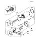 KAWASAKI - JET MATE 1992 - ElectricalStarter Motor