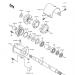 KAWASAKI - JS440 1992 - Engine/TransmissionDrive Shaft