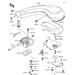 KAWASAKI - 550 SX 1990 - Body PartsHandle Pole