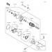 KAWASAKI - 550 SX 1990 - ElectricalStarter Motor