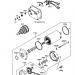 KAWASAKI - 650 SX 1990 - ΗλεκτρικάStarter Motor