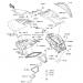 KAWASAKI - ULTRA 260LX 2010 - ΠλαίσιοHull Middle Fittings