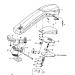 KAWASAKI - JS550 1989 - Body PartsHANDLE POLE