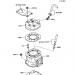 KAWASAKI - JS300 1988 - Cylinder Head/Cylinder