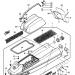 KAWASAKI - JS550 1988 - HULL/ENGINE HOOD (JS550-A6/A7)