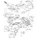 KAWASAKI - ULTRA LX 2010 - Hull Middle Fittings