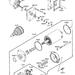 KAWASAKI - X2 1987 - STARTER MOTOR (JF650-A2)