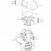 KAWASAKI - JS440 1986 - Engine/TransmissionCARBURETOR BRACKETS/FLAME ARRESTER ('84-