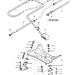 KAWASAKI - JS440 1986 - ENGINE MOUNT/COOLING & BILGE ('84-'86 JS