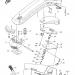 KAWASAKI - JS440 1986 - HANDLE POLE/SWITCHES  ('84-'86 JS44