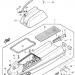 KAWASAKI - JS550 1985 - HULL/ENGINE HOOD (JS550-A1/A2)