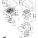 KAWASAKI - JS440 1980 - Engine/TransmissionCARBURETOR BRACKETS/FLAME ARRESTER ('79-