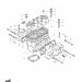 KAWASAKI - JS400 1976 - Engine/TransmissionCYLINDER HEAD/CYLINDER
