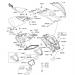 KAWASAKI - ULTRA LX 2009 - Hull Middle Fittings