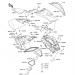 KAWASAKI - ULTRA 250X 2008 - ΠλαίσιοHull Middle Fittings