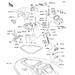 KAWASAKI - 900 STX 2005 - FrameHull Front Fittings