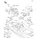 KAWASAKI - 900 STX 2005 - ΠλαίσιοHull Middle Fittings