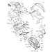 KAWASAKI - JET SKIΒ® ULTRAΒ® 310R 2015 - FrameHull Middle Fittings