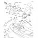 KAWASAKI - 1200 STX-R 2003 - Hull Middle Fittings