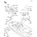 KAWASAKI - 900 STX 2003 - FrameHull Middle Fittings