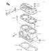 KAWASAKI - TS 1996 - Κινητήρας/Κιβώτιο ΤαχυτήτωνCylinder Head/Cylinder